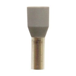 Eclipse 701-035-100 INSULATED GRAY WIRE FERRULES, 12 AWG X 16MM, 100 PCS