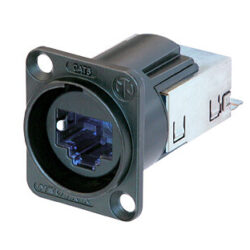 Neutrik NE8FDY-C6-B Ethercon CAT6 D-Shape Panel Connectors