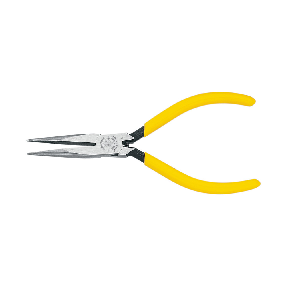 Klein Tools D307-51/2C Pliers, Needle Nose Pliers, Slim, 1/32-Inch Point Diameter, 5-Inch