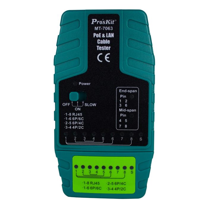 Eclipse MT-7063 POE & LAN CABLE TESTER