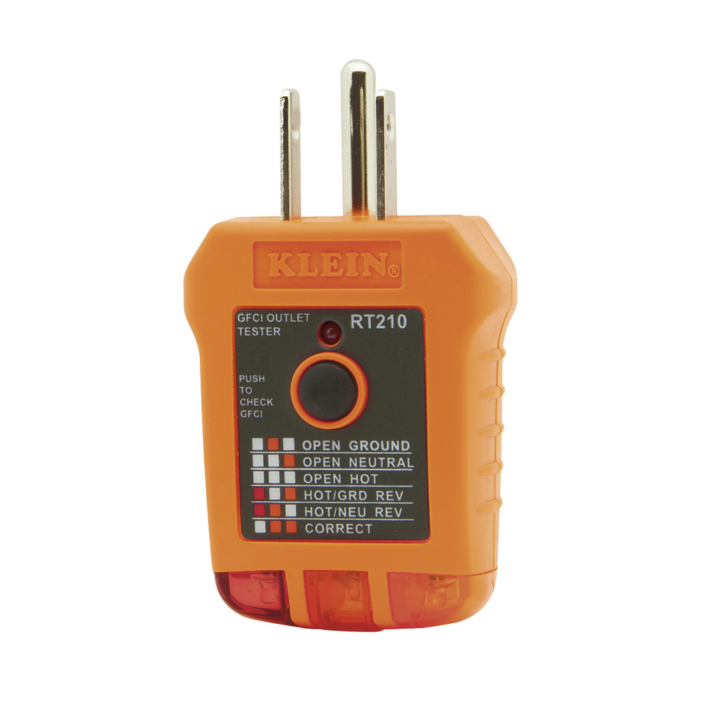 Klein Tools RT210 GFCI Outlet Tester