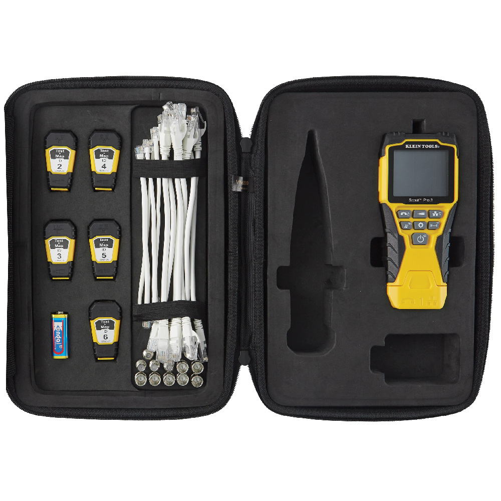 Klein Tools VDV501-853 Scout Pro 3 Tester with Test + Map Remote Kit