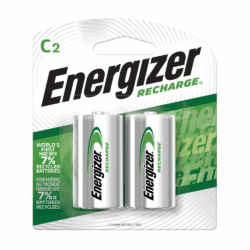 Energizer NH35BP-2 Universal Rechargeable C Batteries 2 Pack