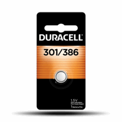 Duracell D301/386PK Watch Button Cell Battery