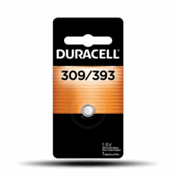 Duracell D309/393PK Silver Oxide Button Battery