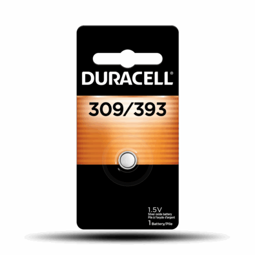 Duracell D309/393PK Silver Oxide Button Battery
