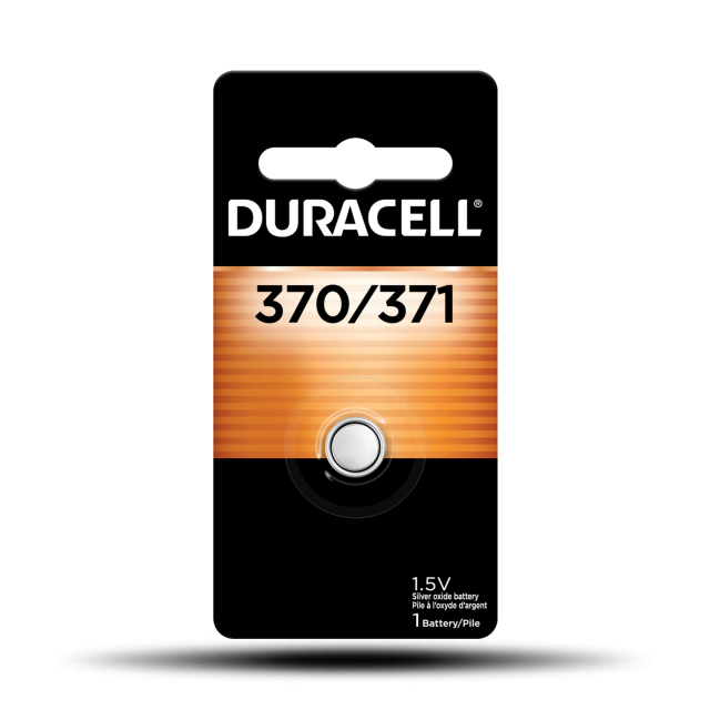 Duracell D370/371PK Silver Oxide Button Battery