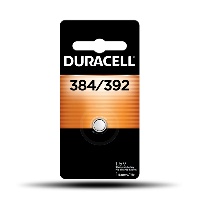 Duracell D384/392PK Silver Oxide Button Battery
