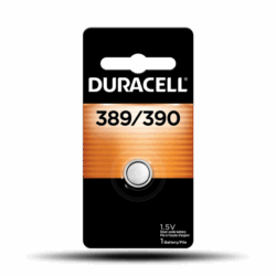 Duracell D389/390PK Silver Oxide Button Battery
