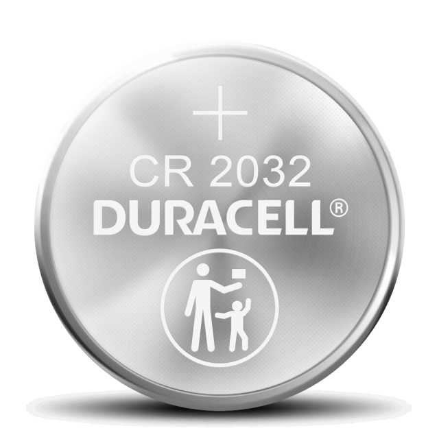 Duracell DL2032BPK Lithium Coin Battery with Bitter Coating