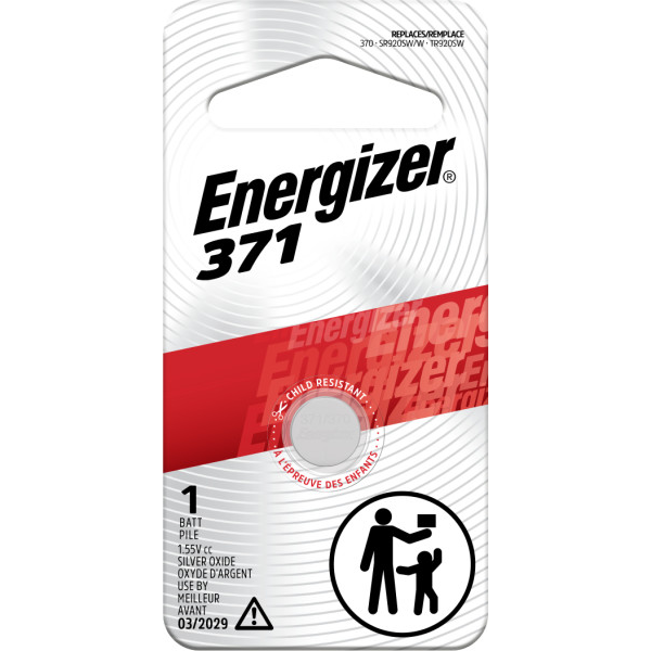 Energizer 371BP Silver Oxide Button Battery