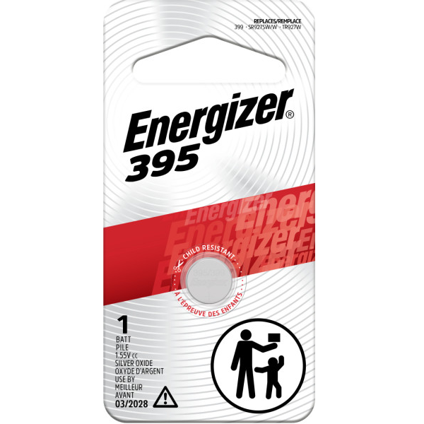 Energizer 395BP Silver Oxide Button Battery