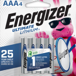Energizer L92SBP-4 Lithium AAA Batteries 4 Pack