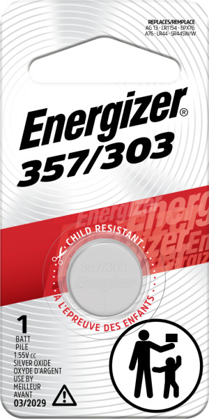 Energizer 357BPZ Silver Oxide Button Cell Battery
