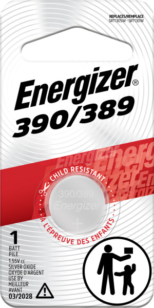 Energizer 389BP Silver Oxide Button Battery