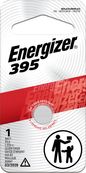 Energizer 395BP Silver Oxide Button Battery