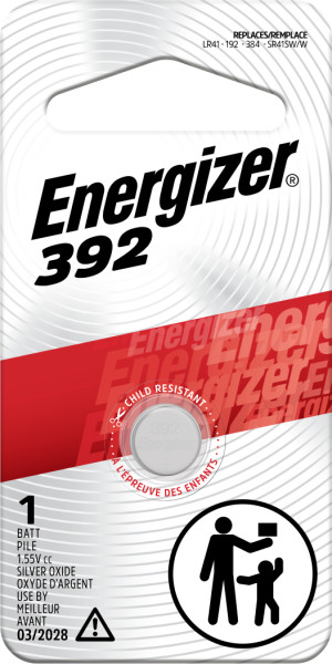 Energizer 392BP Silver Oxide Button Battery