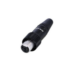 Neutrik RT4FCT-B 4 Pole Female TINY XLR Cable Connector, Screw Locking