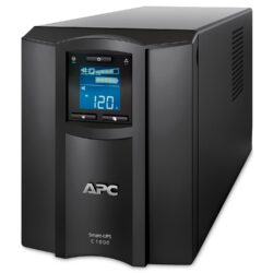 APC SMC1000C Smart-UPS C, Line Interactive, 1000VA, Tower, 120V, 8x NEMA 5-15R outlets, SmartConnect port, USB and Serial communication, AVR, Graphic LCD