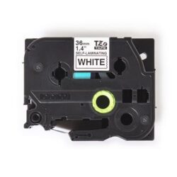 Brother TZeSL261 Black Ink on White Self-Laminating Label
