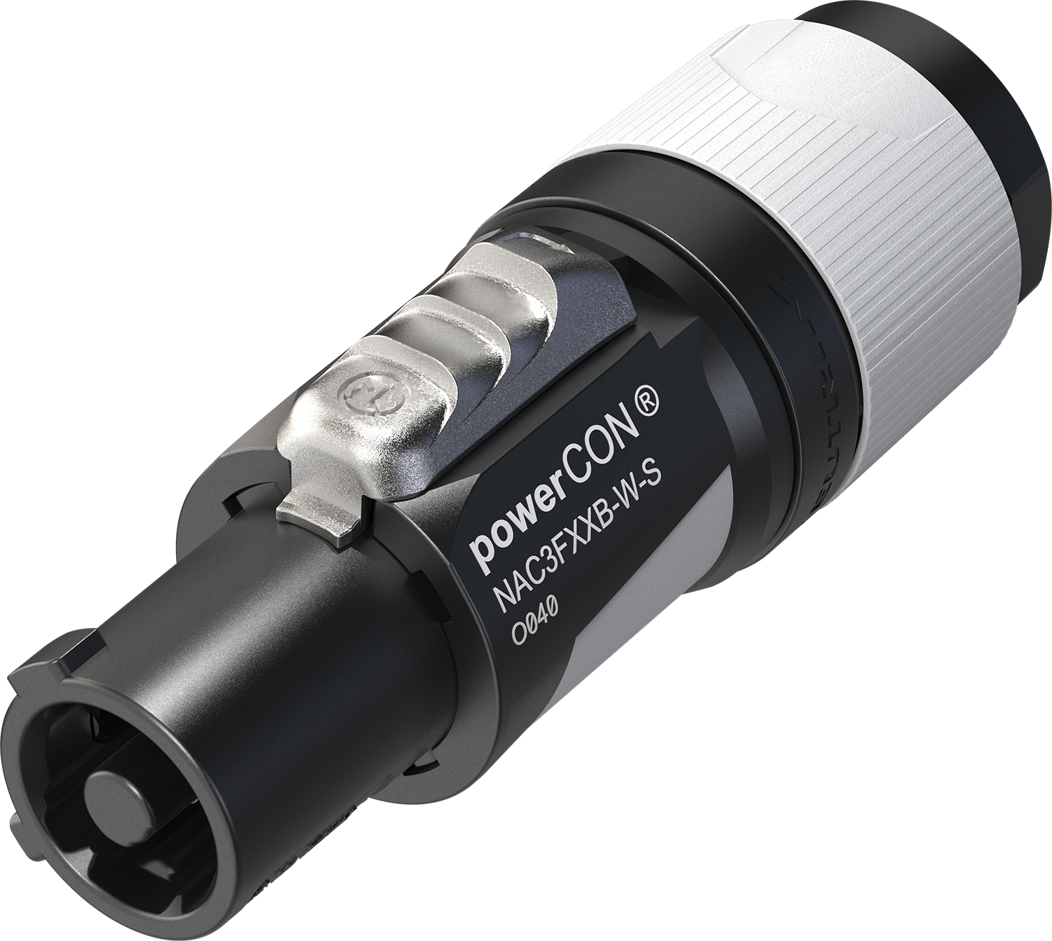 Neutrik NAC3FXXB-W-S PowerCON Connector