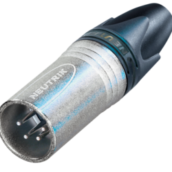 Neutrik NC4MXX 4 Pole Male Cable Connector, Nickel Housing, Silver Contacts