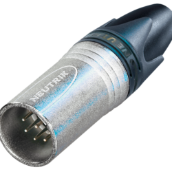 Neutrik NC7MXX 7 Pole Male Cable Connector, Nickel Housing, Silver Contacts