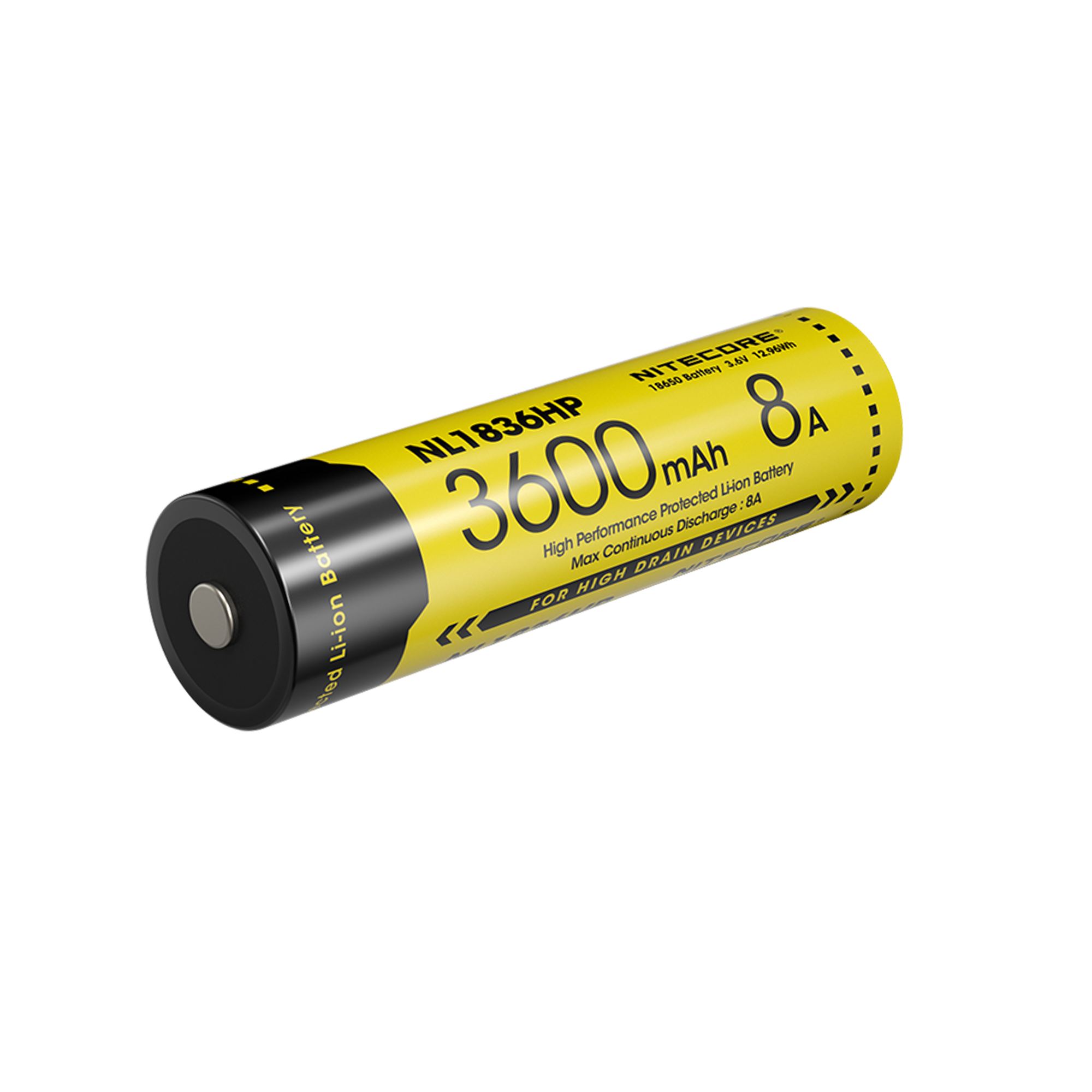 Nitecore NL1836HP 3600mAh Rechargeable 18650 Battery