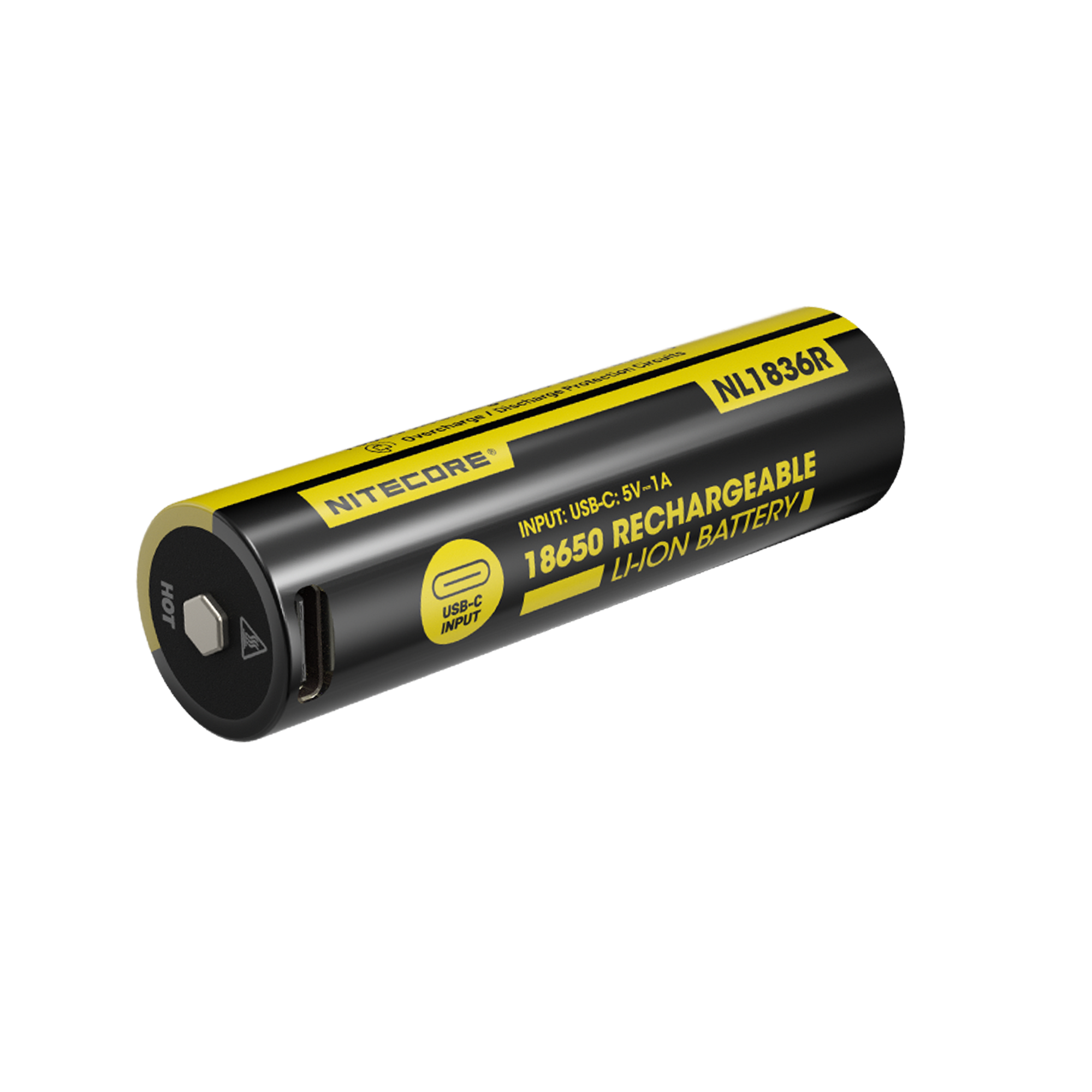 Nitecore NL1836R 3600mAh USB-C Rechargeable 18650 Battery