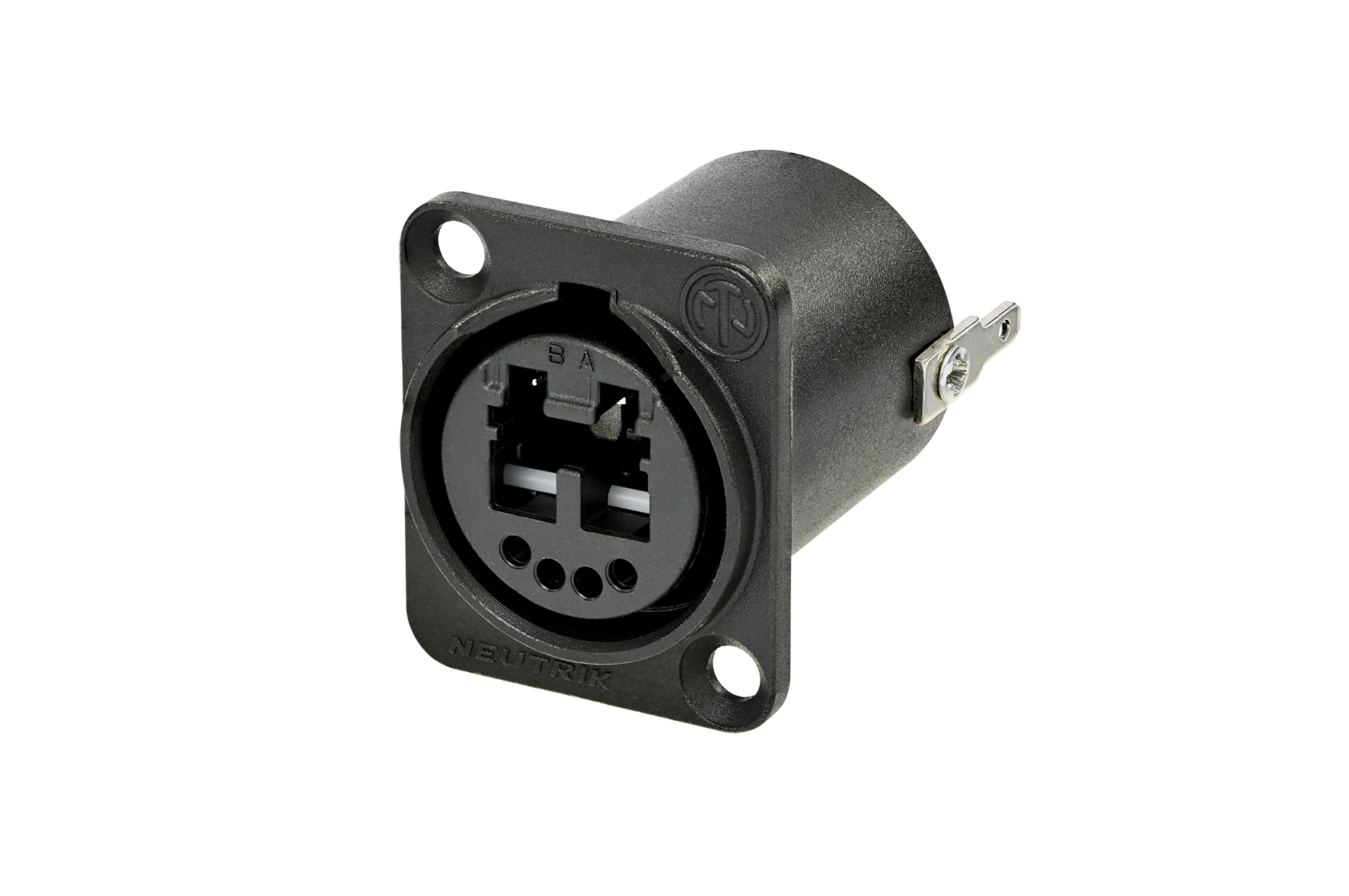 Neutrik NO2-4FDW-1-A OpticalCON DUO Chassis Connector