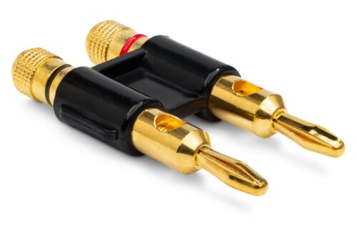 Hosa BNA-260 Connector, Dual Banana