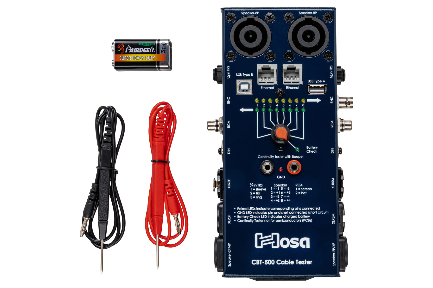 Hosa CBT-500 Audio Cable Tester