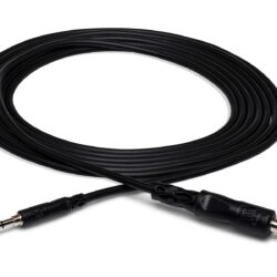 Hosa CMP-103 Mono Interconnect, 1/4 in TS to 3.5 mm TRS, 3 ft