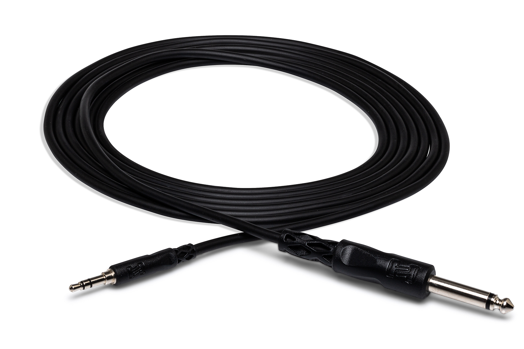 Hosa CMP-103 Mono Interconnect, 1/4 in TS to 3.5 mm TRS, 3 ft