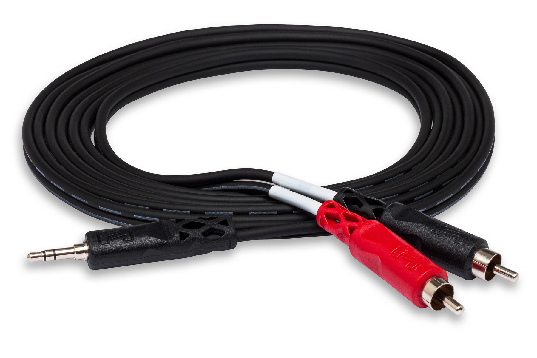 Hosa CMR-2xx Stereo Breakout, 3.5 mm TRS to Dual RCA