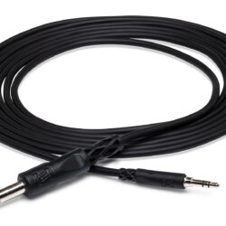 Hosa CMS-1xx Stereo Interconnect, 3.5 mm TRS to 1/4 in TRS