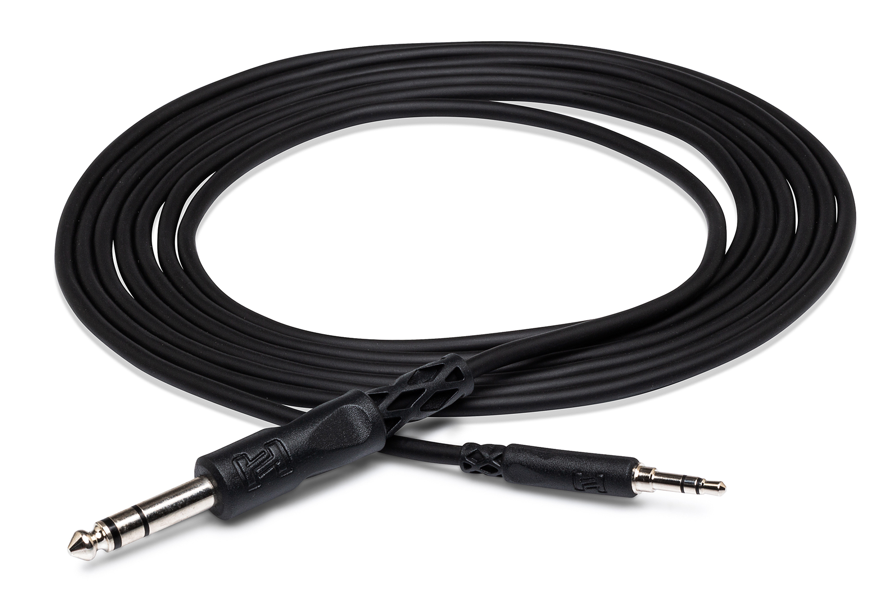 Hosa CMS-1xx Stereo Interconnect, 3.5 mm TRS to 1/4 in TRS