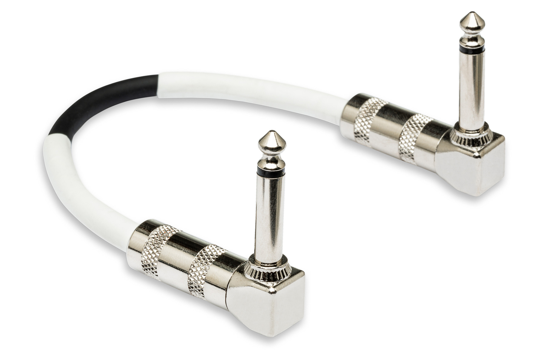 Hosa CPE-112 Guitar Patch Cable, Hosa Right-angle to Same, 12 in