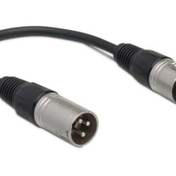 Hosa DMX-306 DMX512 Adapter, XLR3M to XLR5F, 6 in