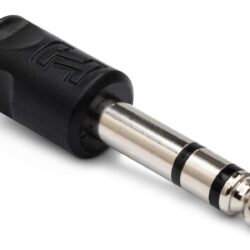 Hosa GPM-103 Adapter, 3.5 mm TRS to 1/4 in TRS