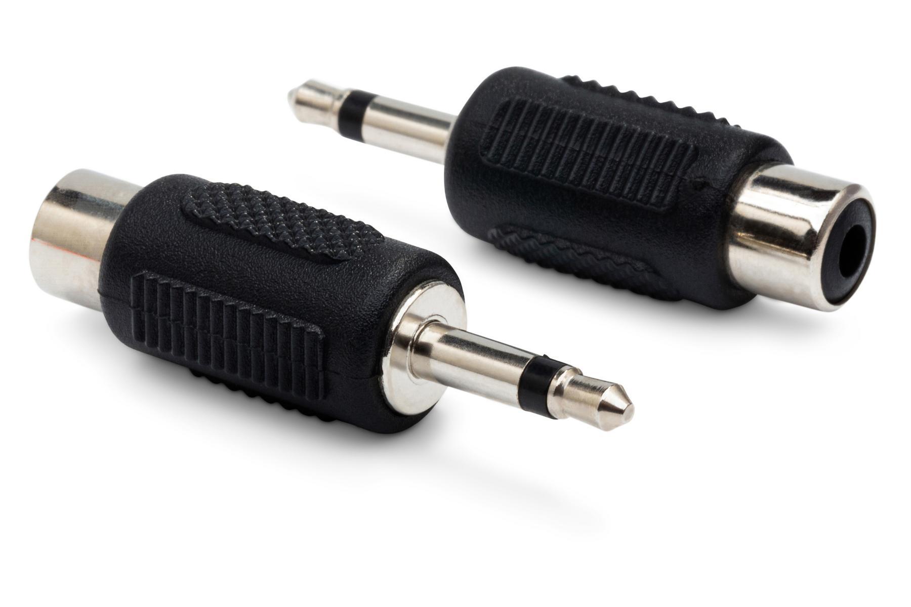 Hosa GRM-114 Adapters, RCA to 3.5 mm TS, 2 pc