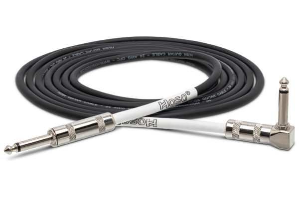Hosa GTR-2xxR Guitar Cable, Hosa Straight to Right-angle