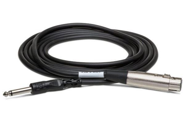 Hosa PXF-110 Unbalanced Interconnect, XLR3F to 1/4 in TS, 10 ft
