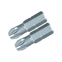 Wiha 71250 #0 Pozidriv® Bit, Insert 1/4in Drive 0.98in (25.0mm)