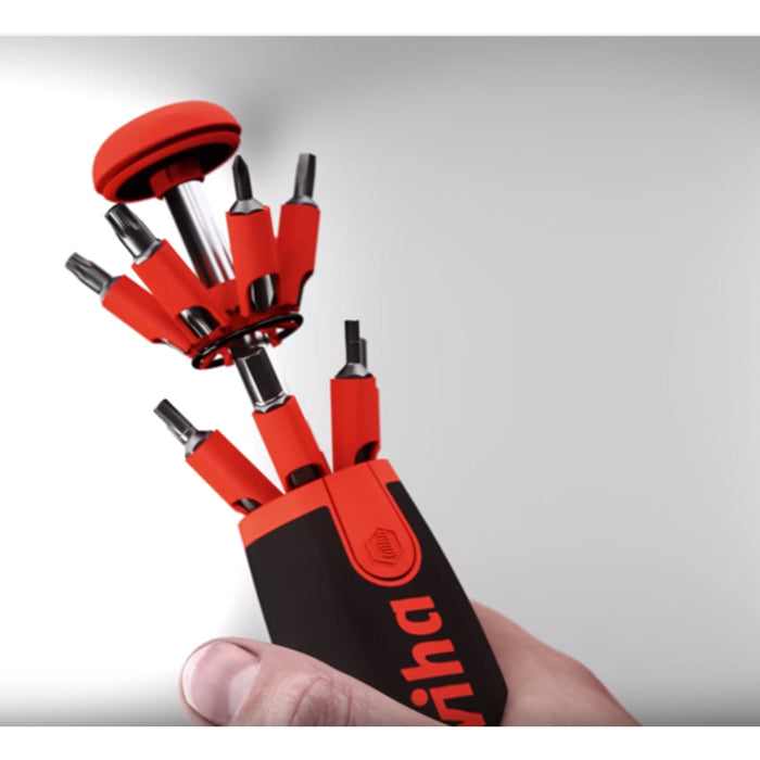 Wiha 77790 14 Piece Ultra Driver 26-in-1 Tradesman Bit Holder Set - Image 7