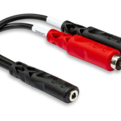 Hosa YMR-197 Stereo Breakout, 3.5 mm TRSF to Dual RCA
