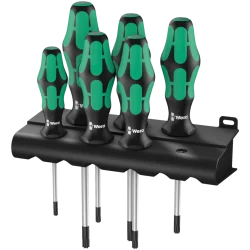 Wera 367/6 TORX® Screwdriver set Kraftform Plus and rack