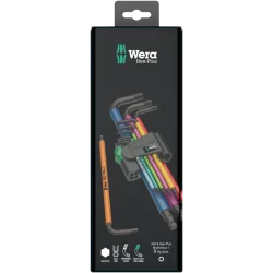 Wera 950/9 Hex-Plus Multicolour 1 SB L-key set, metric, BlackLaser