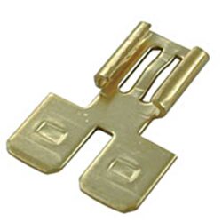 JT&T 1211H Female to Double Male Tab Flat Adapter