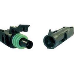 JT&T 2865F Single Cavity M & F w/ 14 AWG 10" pigtails